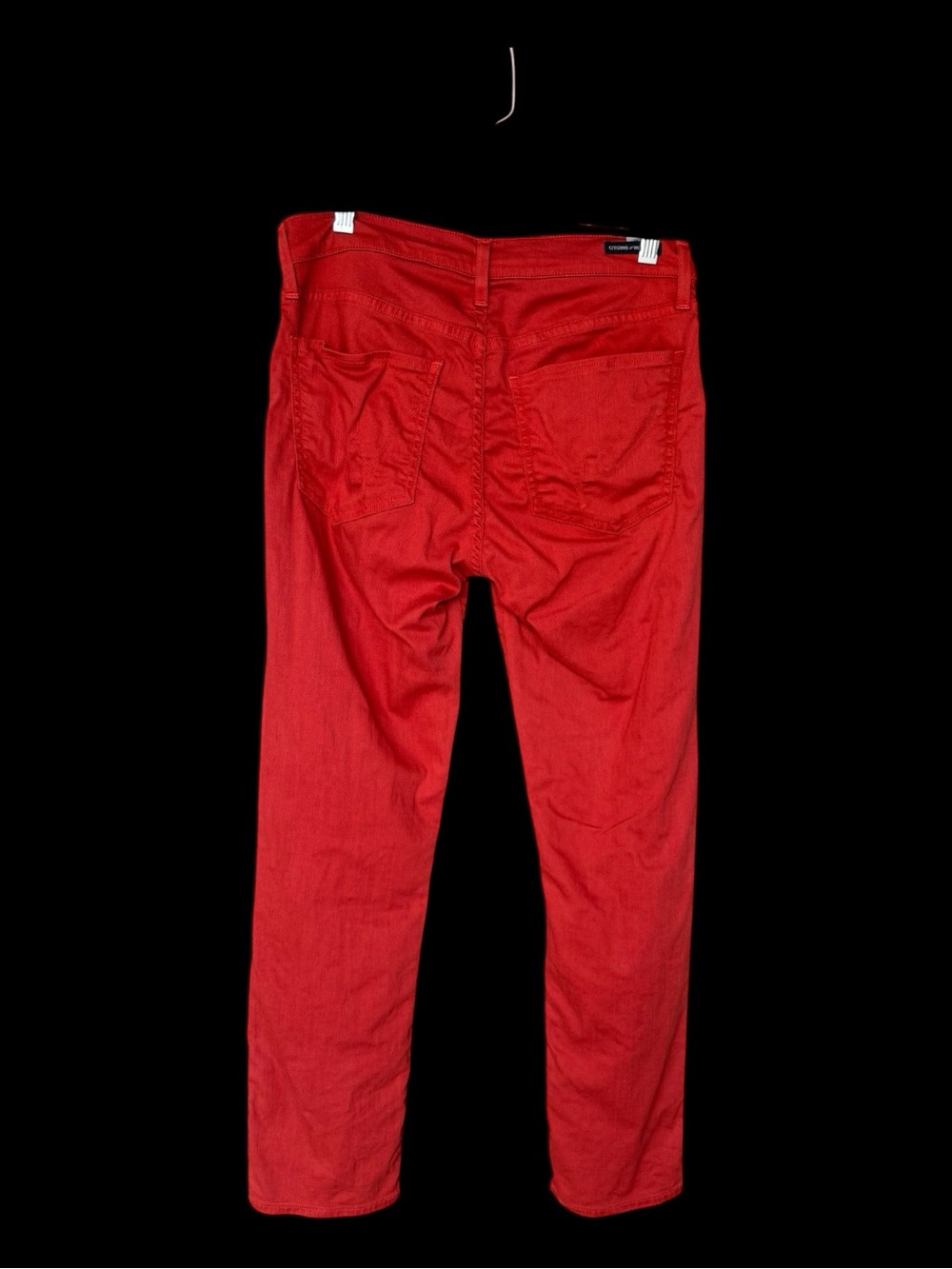 Citizens of Humanity Red/ Orange Stretch Jeans Size 28 Made in USA - Picture 9 of 9